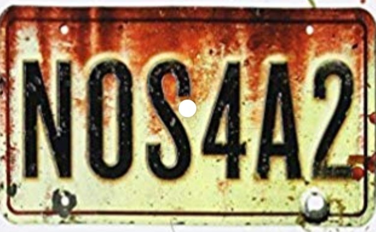 NOS4A2 liscence plate