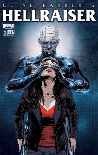 Pinhead shielding kirsty cotton's eyes