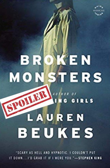 Broken monsters cover with spoiler tag notice