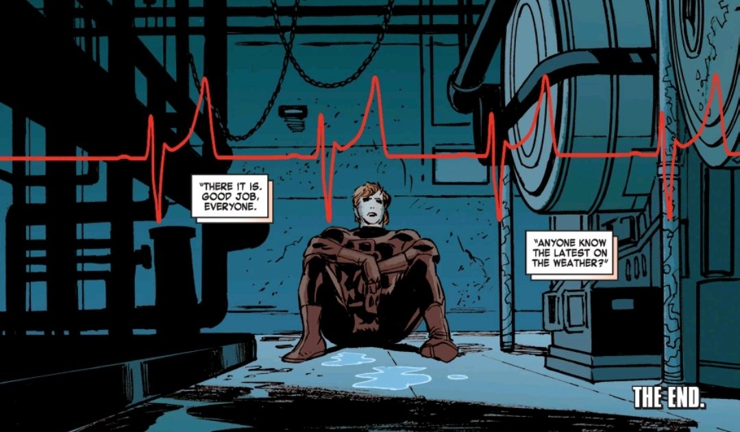 Daredevil waiting for a heartbeat of a sick kid