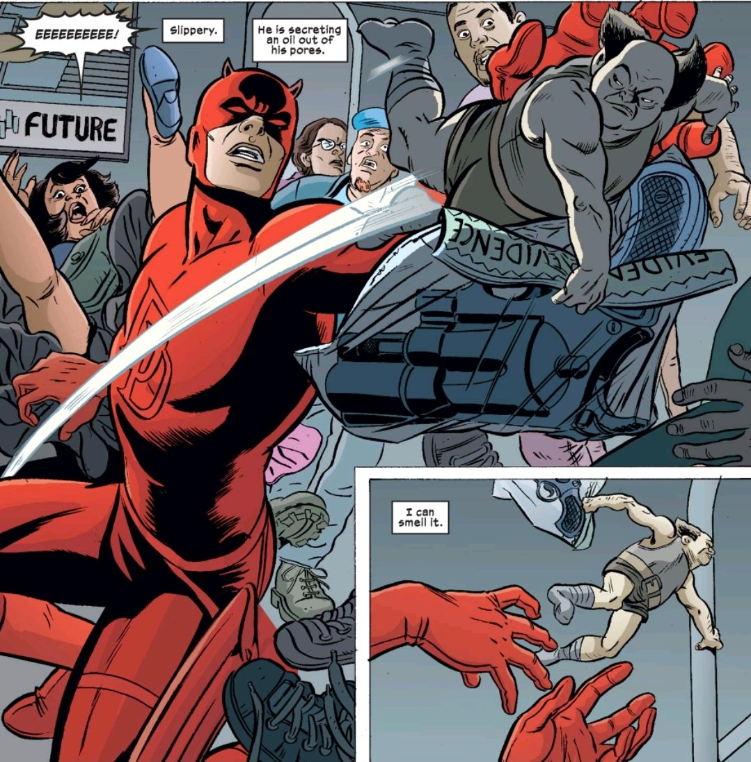 A little man outruns Daredevil