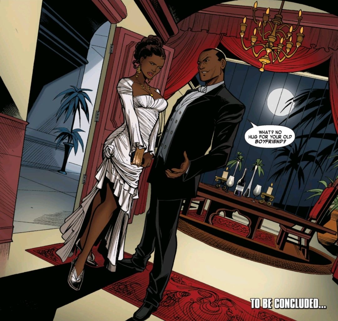Misty Knight and her ex boyfriend the drug lord