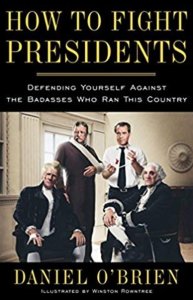 how to fight presidents book cover, featuring some presidents
