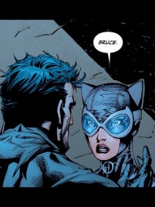 Batman revealing his identity to Catwoman