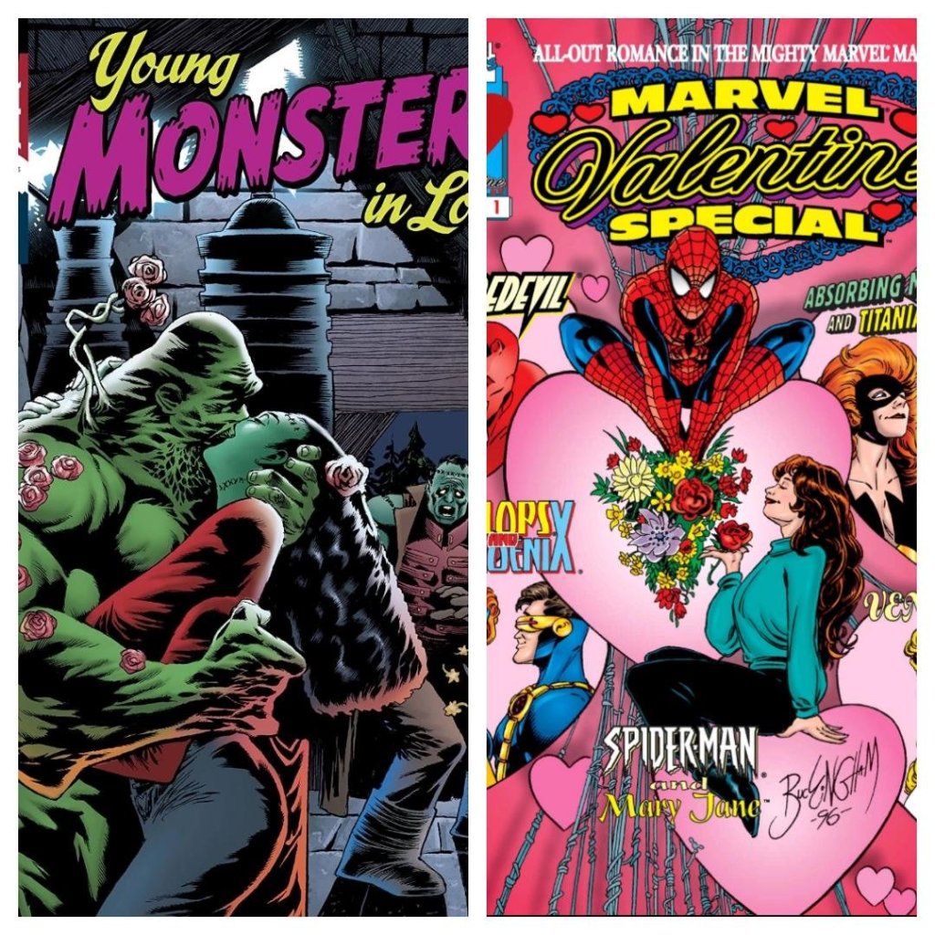 valentines dc marvel mashup