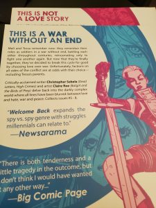 This is not a love story back cover of welcome back