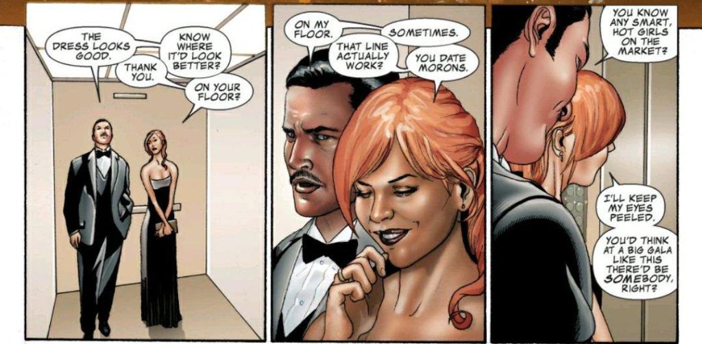 stark flirting with pepper