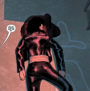 jessica jones, shot to the head and dead