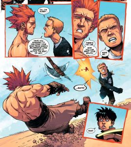 bloodstone attacking his friend