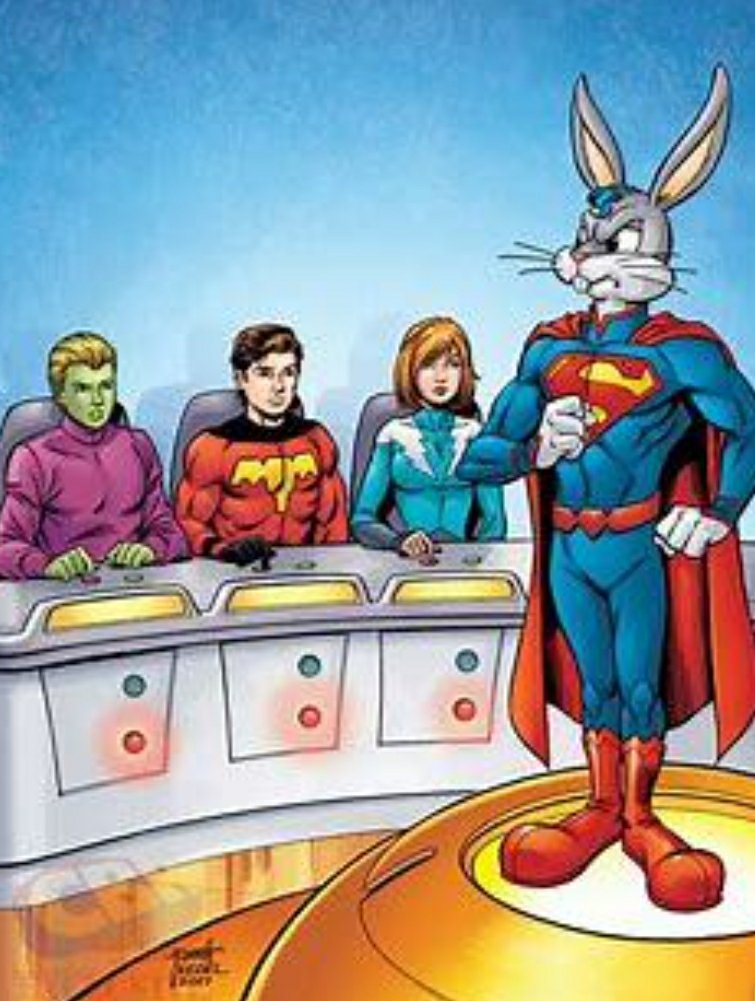 bugs bunny and the legion of superheroes