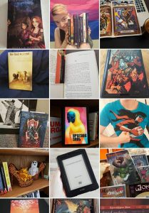screen shot of instagram page amanjareads