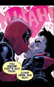 deadpool kissing punisher