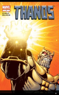 thanos marvel comics cover