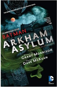 batman arkham asylum dc comics cover