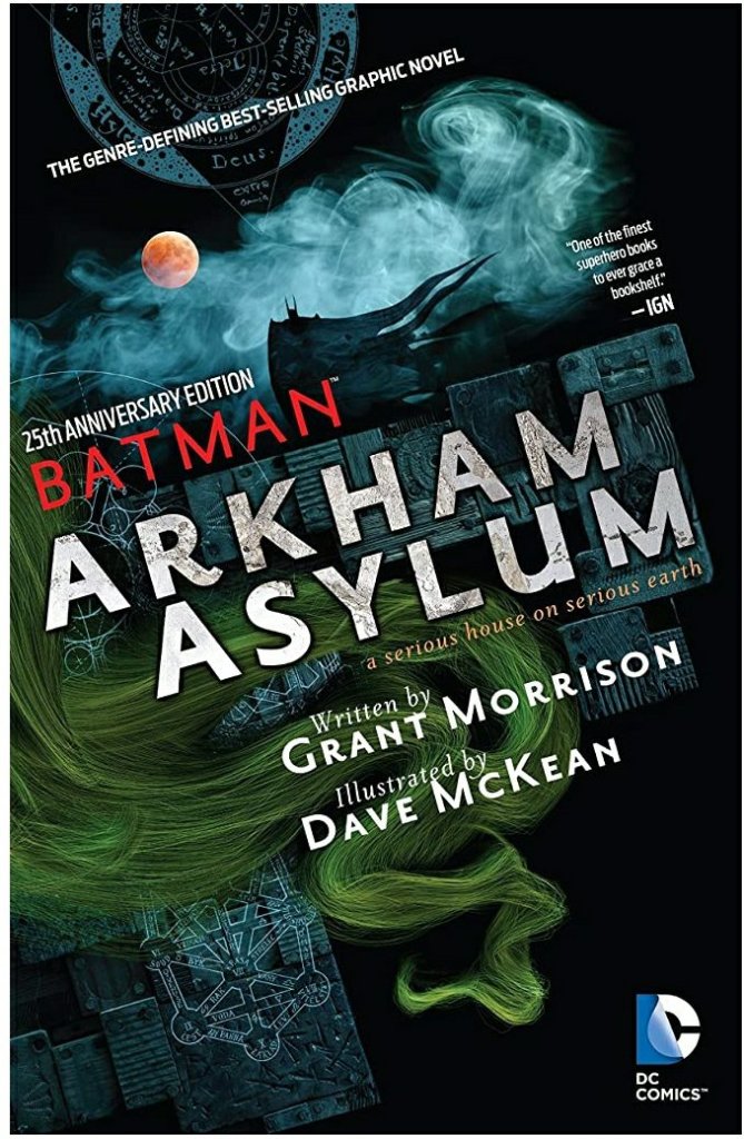 batman arkham asylum dc comics cover