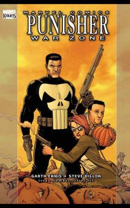 cover of punisher war zone featuring a pumpkin to have sex with