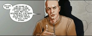 stane from the invincible iron man