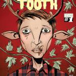 sweet tooth volume 1 cover featuring gus with a candy bar
