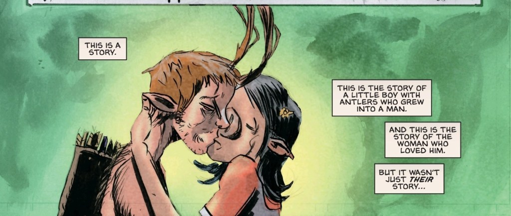 gus and wendy kissing in sweet tooth