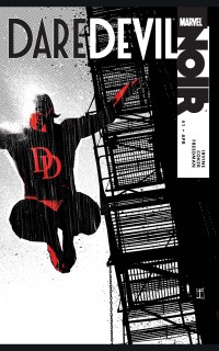 Daredevil noir cover, Daredevil jumping from a fire escape