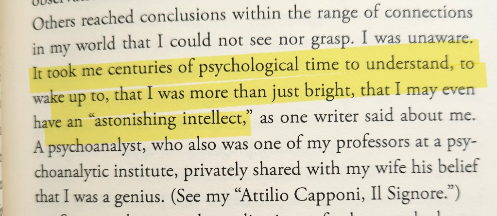 again, again, and again, excerpt in narcissism 