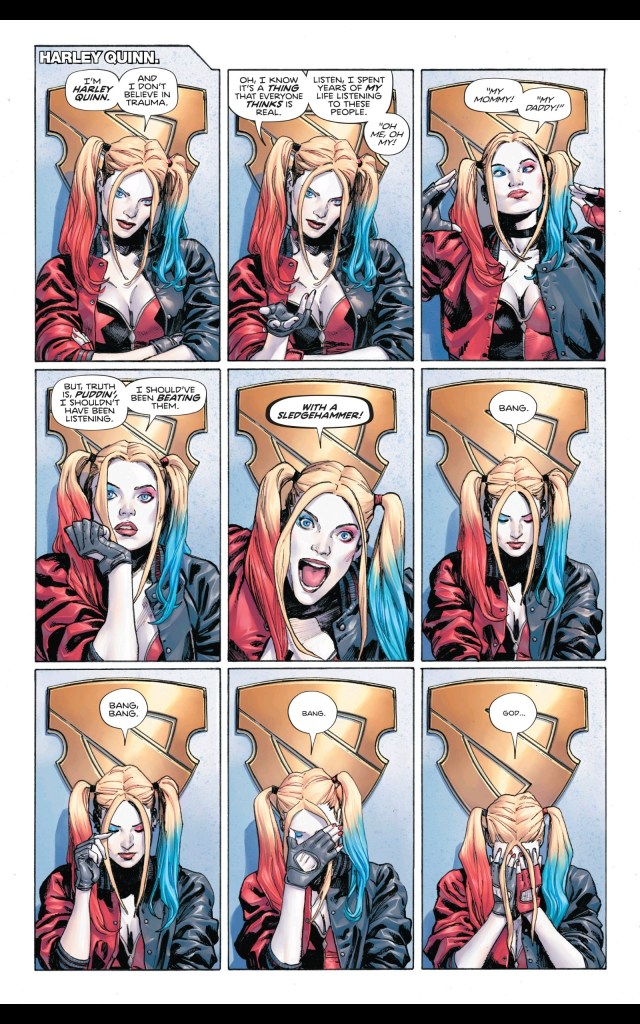 Harley Quinn in Heroes in Crisis