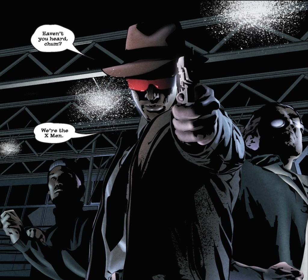 x-men noir, heroes in hats