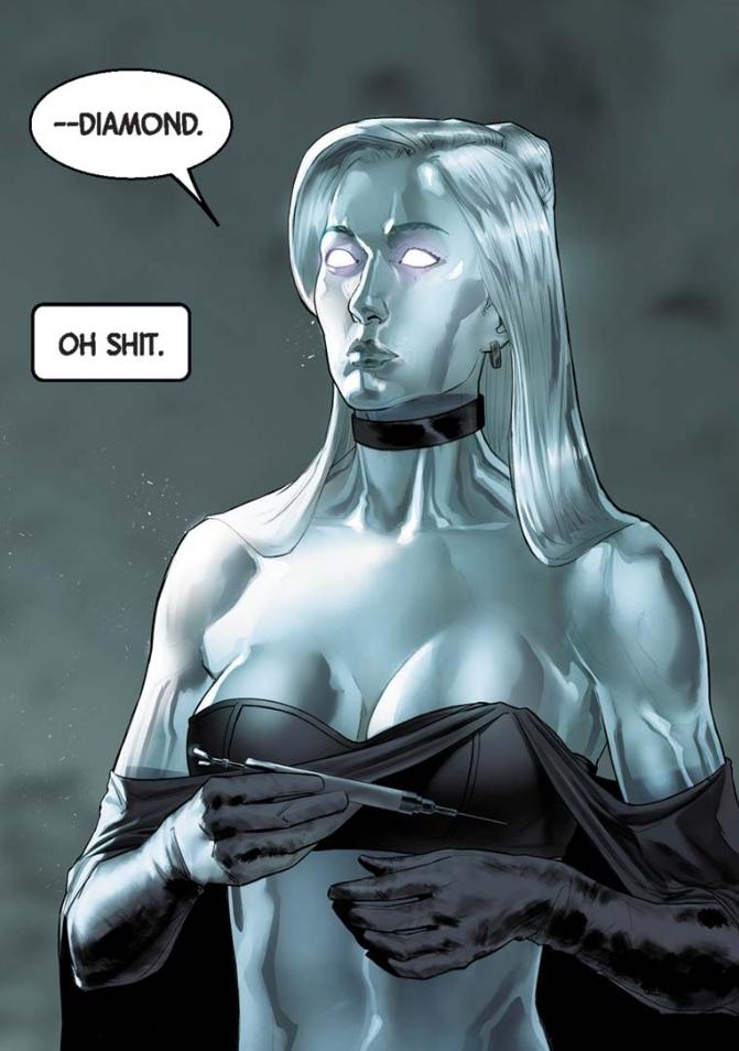 Emma Frost in Diamond Form